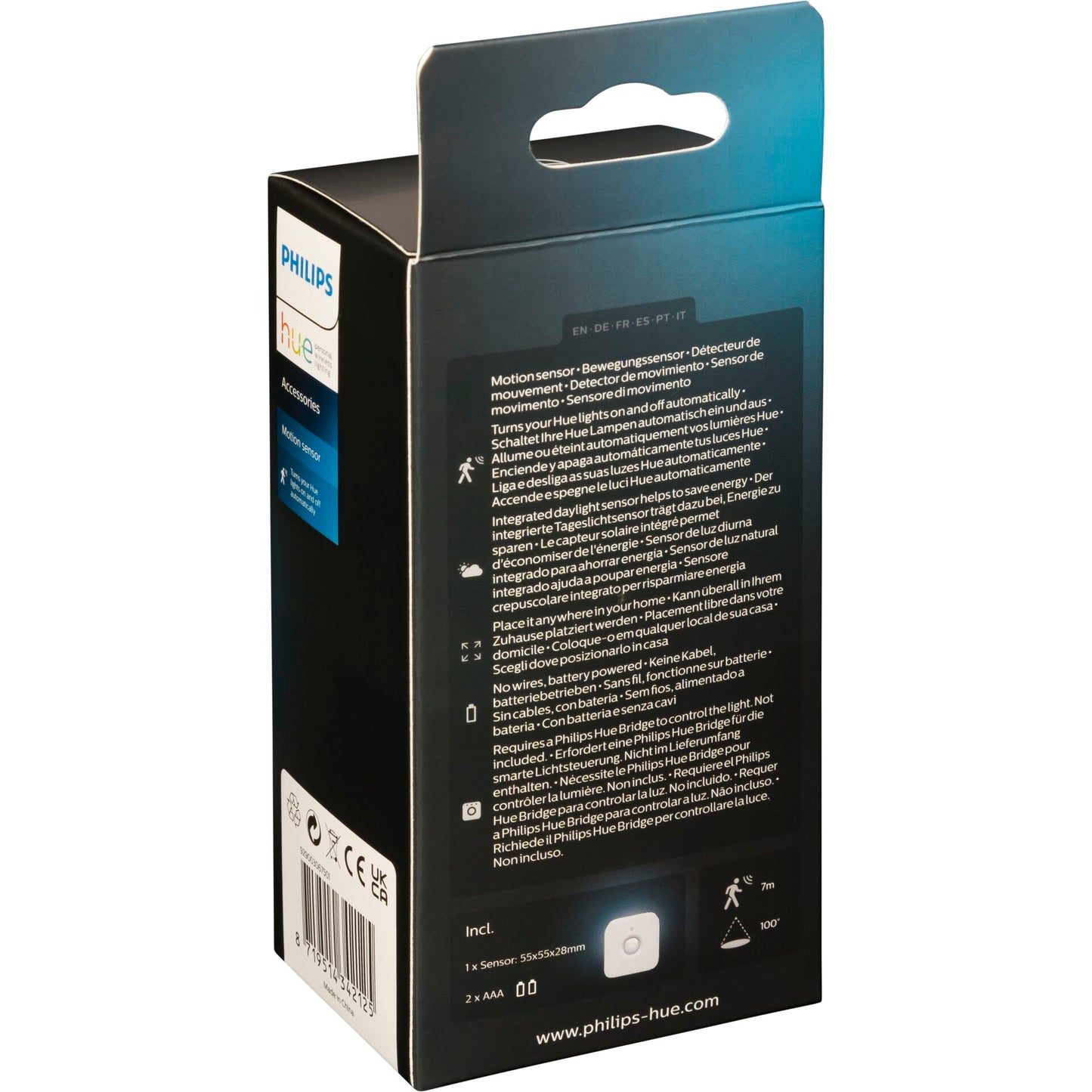 Philips Hue Motion Detector Indoor wireless Motion Sensor