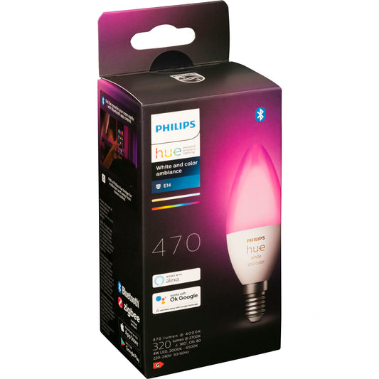 Philips Hue LED Candle E14 BT 5,3W 470lm White Color Ambiance