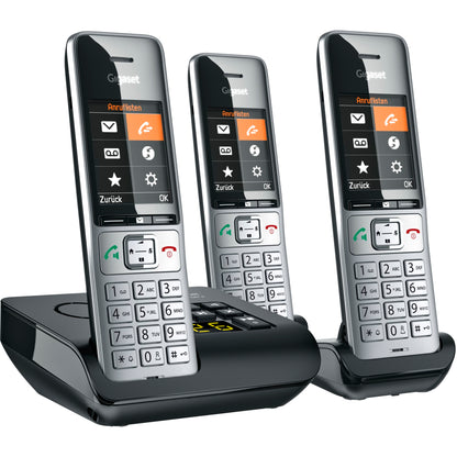 Gigaset COMFORT 500A trio silver-black