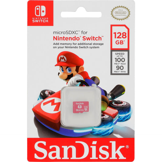 SanDisk MicroSDXC UHS-I    128GB Nintendo Switch