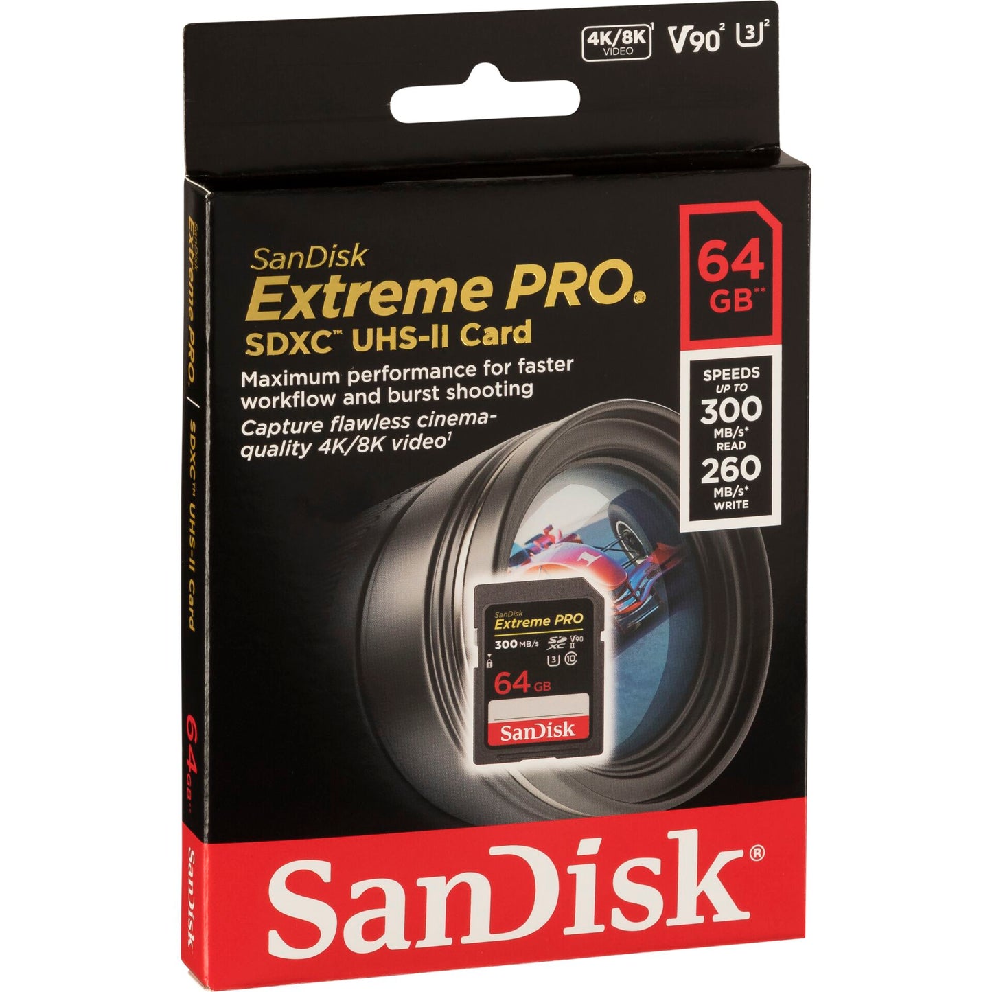 SanDisk ExtremePRO SDXC V90 64GB 300MB UHS-II  SDSDXDK-064G-GN4IN