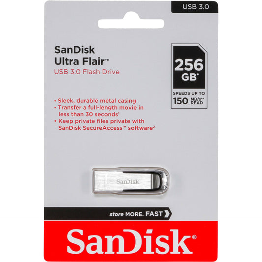 SanDisk Cruzer Ultra Flair 256GB USB 3.0 150MB/s  SDCZ73-256G-G46
