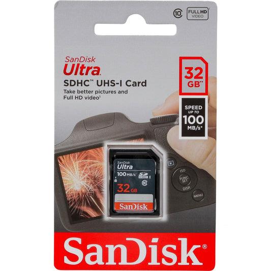 SanDisk Ultra Lite SDHC     32GB 100MB/s       SDSDUNR-032G-GN3IN