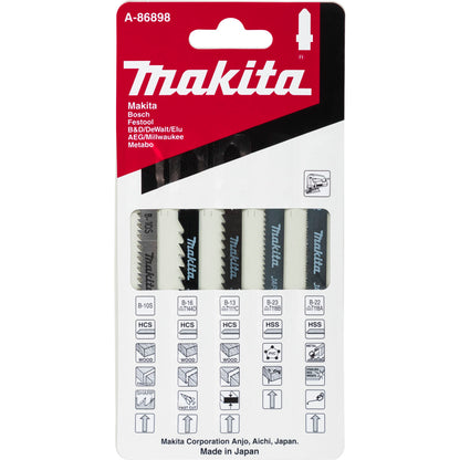 Makita A-86898 Jigsaw Blade Assortment A