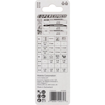 Makita B-06292 Jigsaw blade kit