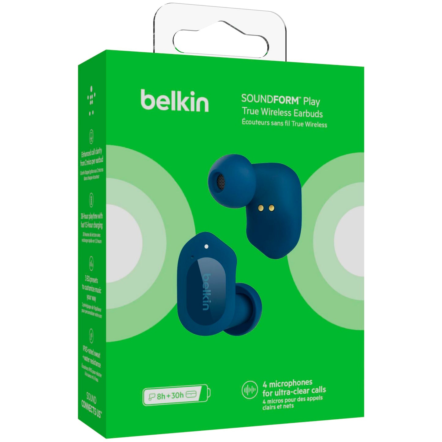 Belkin Soundform Play blue True Wireless In-Ear  AUC005btBL