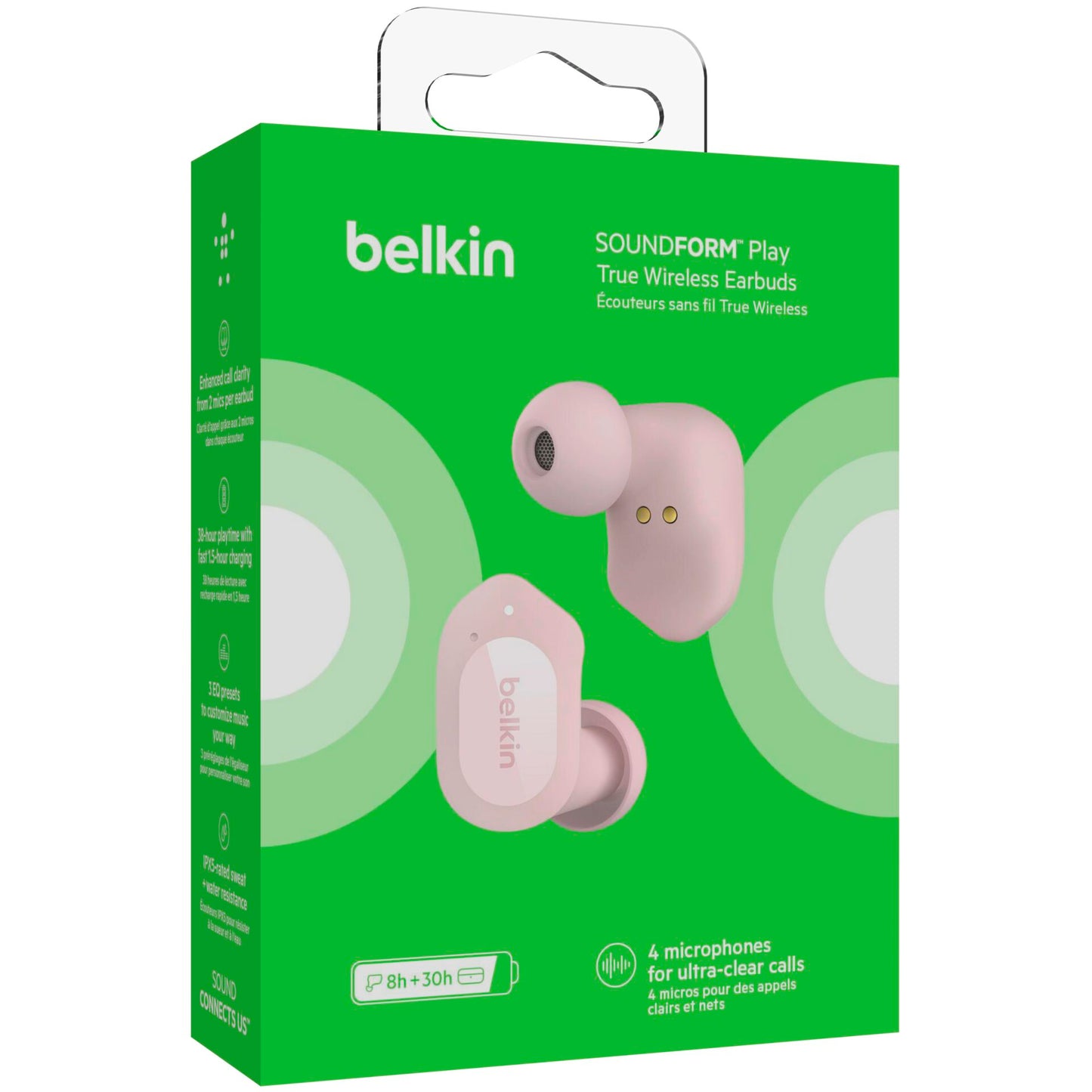 Belkin Soundform Play pink True Wireless In-Ear  AUC005btPK