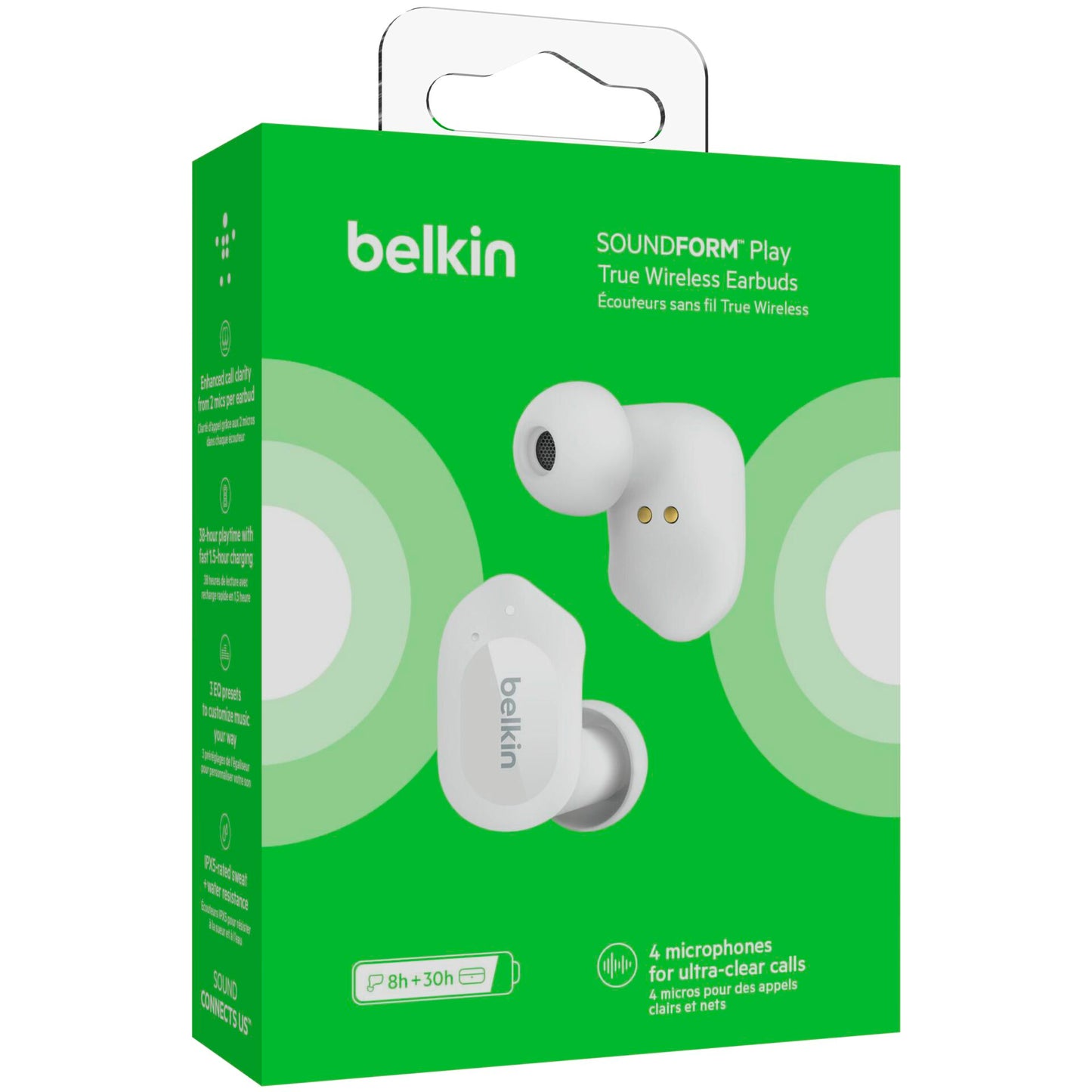 Belkin Soundform Play white True Wireless In-Ear  AUC005btWH
