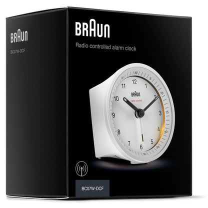 Braun BC 07 W-DCF Radio alarm clock white