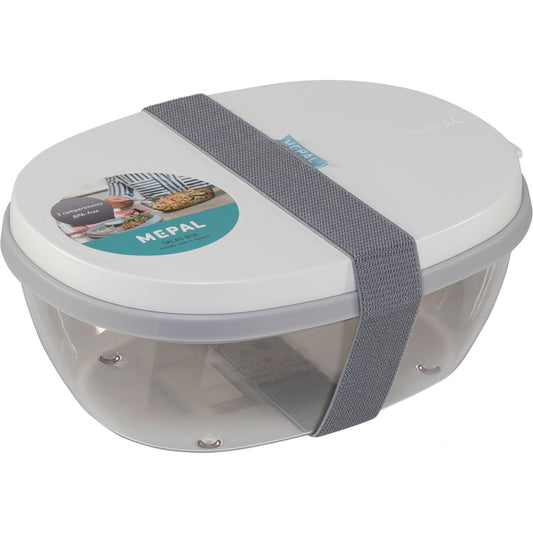 Mepal Salad Box Ellipse - white