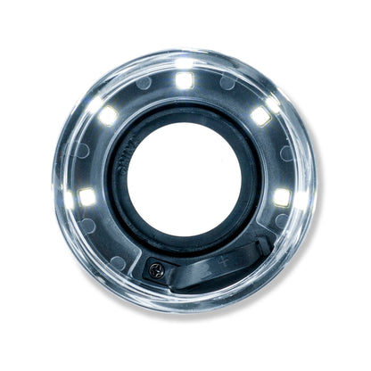 Carson LH-50 VersalLoupe LED 10x Focusable Magnifier