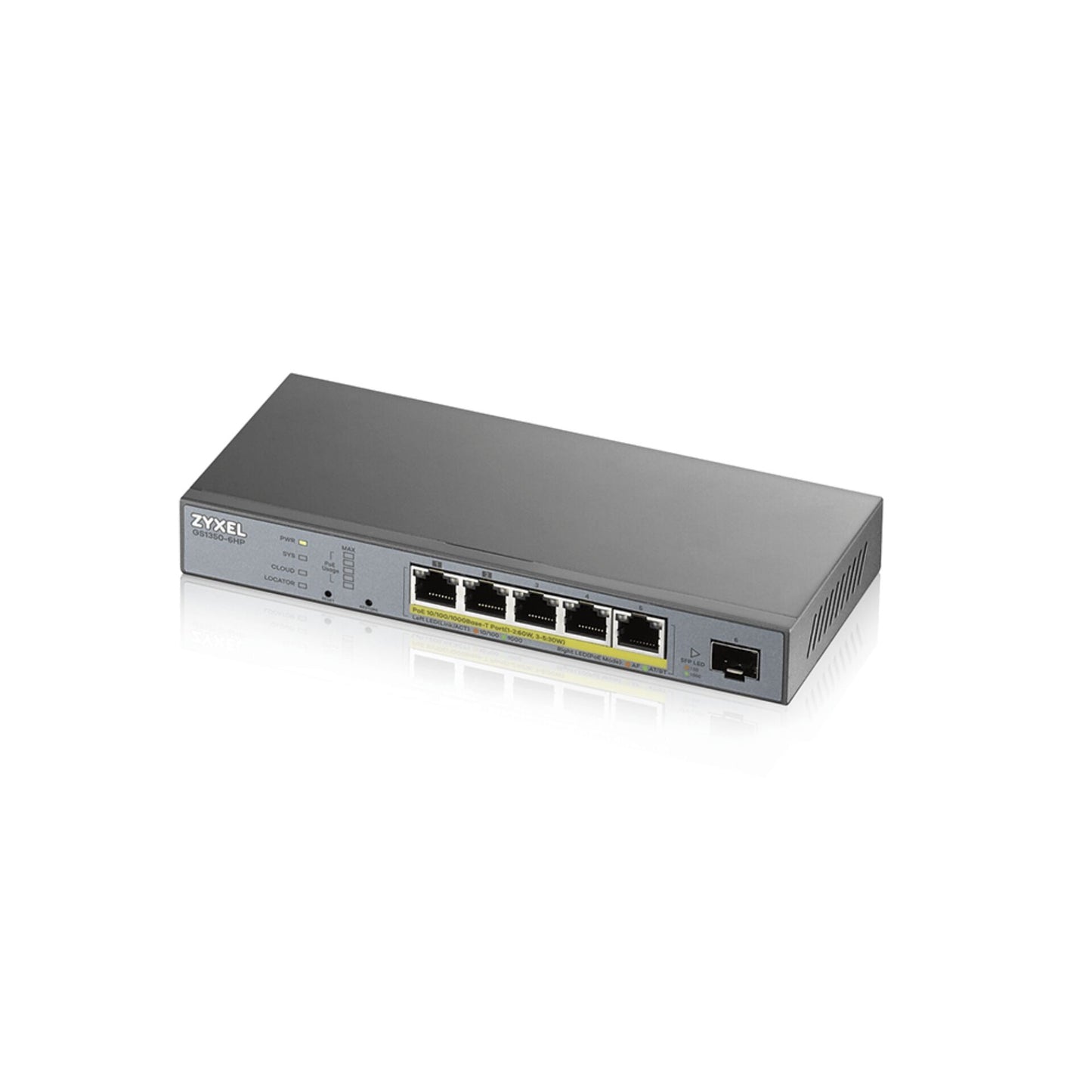 Zyxel GS1350-6HP 6 Port incl. 1 Year Nebula Pro