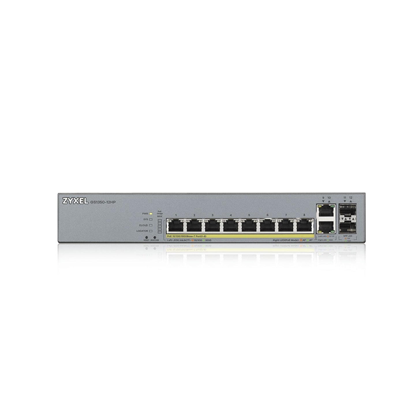 Zyxel GS1350-12HP 12 Port incl. 1 Year Nebula Pro
