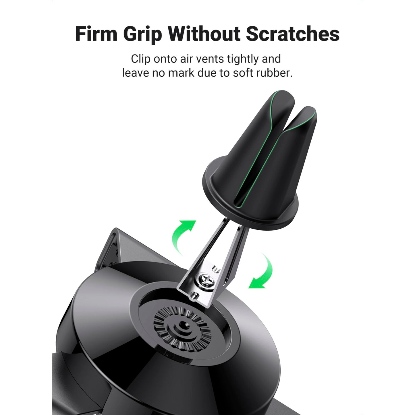 UGREEN Gravity Drive Air Vent Car Mount Phone Holder Black