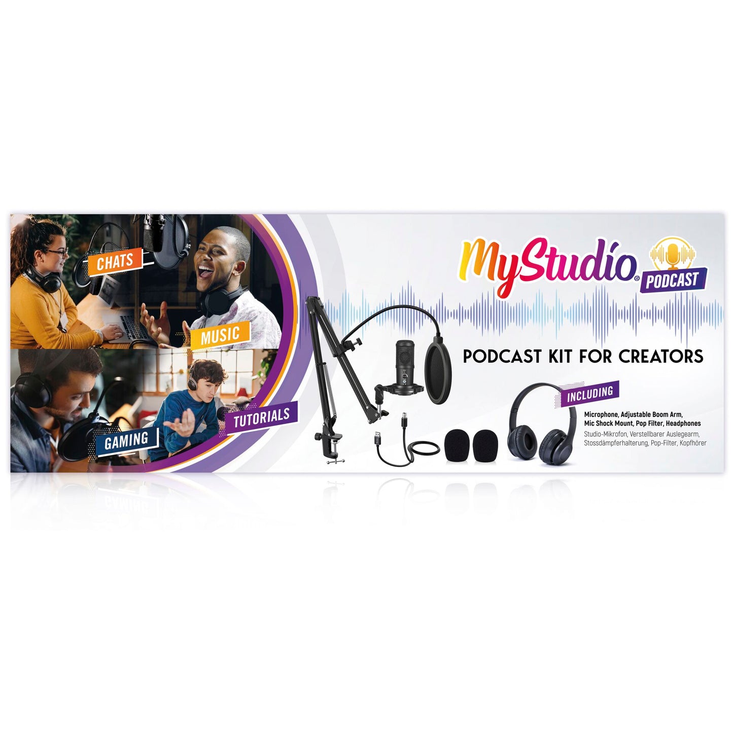 Easypix MyStudio Podcast Kit for Creators