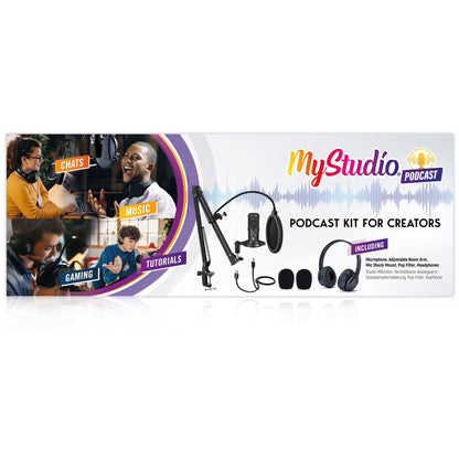 Easypix MyStudio Podcast Kit for Creators