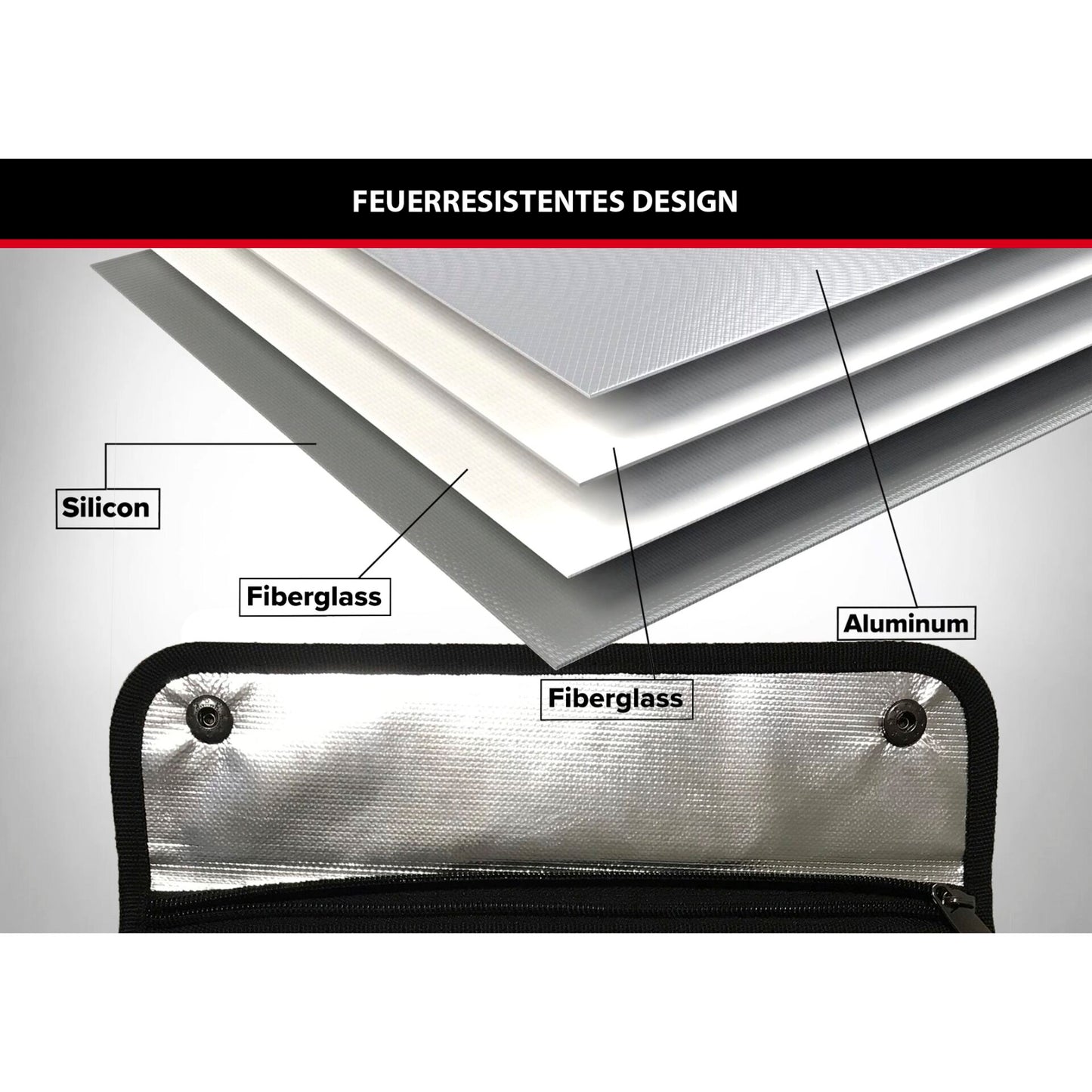 Master Lock Fireproof Bag for A4 Documents  2,8l