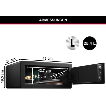 Master Lock Large Biometric Security Safe   LX110BEURHRO