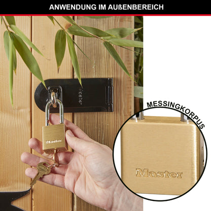 Master Lock Padlock brass 575EURD