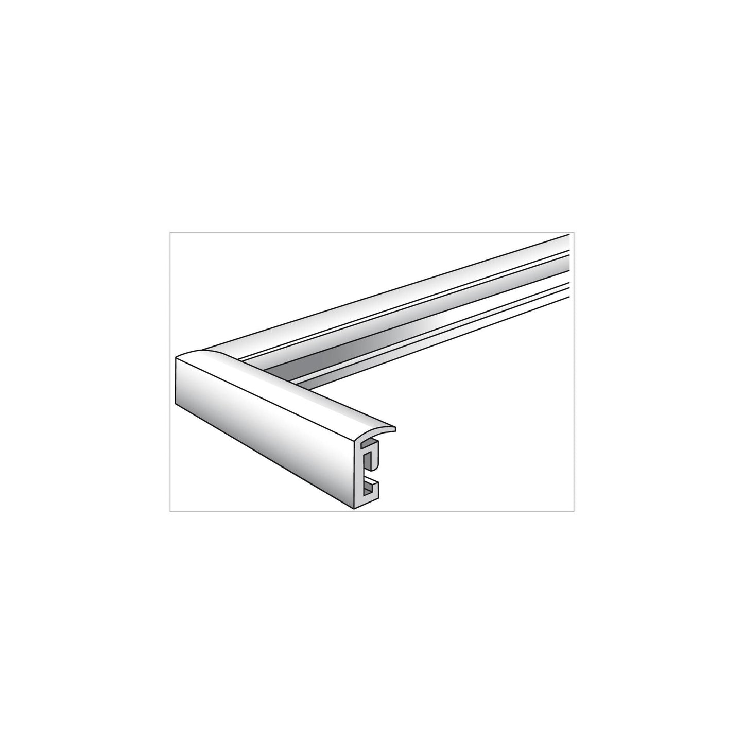 Walther New Lifestyle    21x29,7 Resin white DIN A4 KV130W