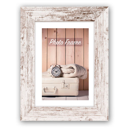 ZEP Nelson 6  white/brown  20x25 Wood Frame V21256