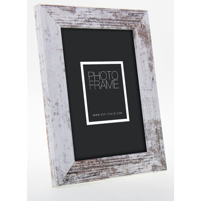 ZEP Nelson 6  white/brown  20x25 Wood Frame V21256