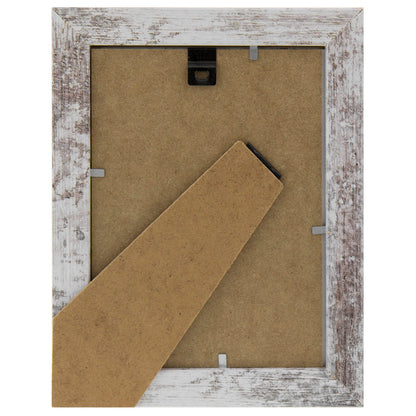 ZEP Nelson 6  white/brown  20x25 Wood Frame V21256