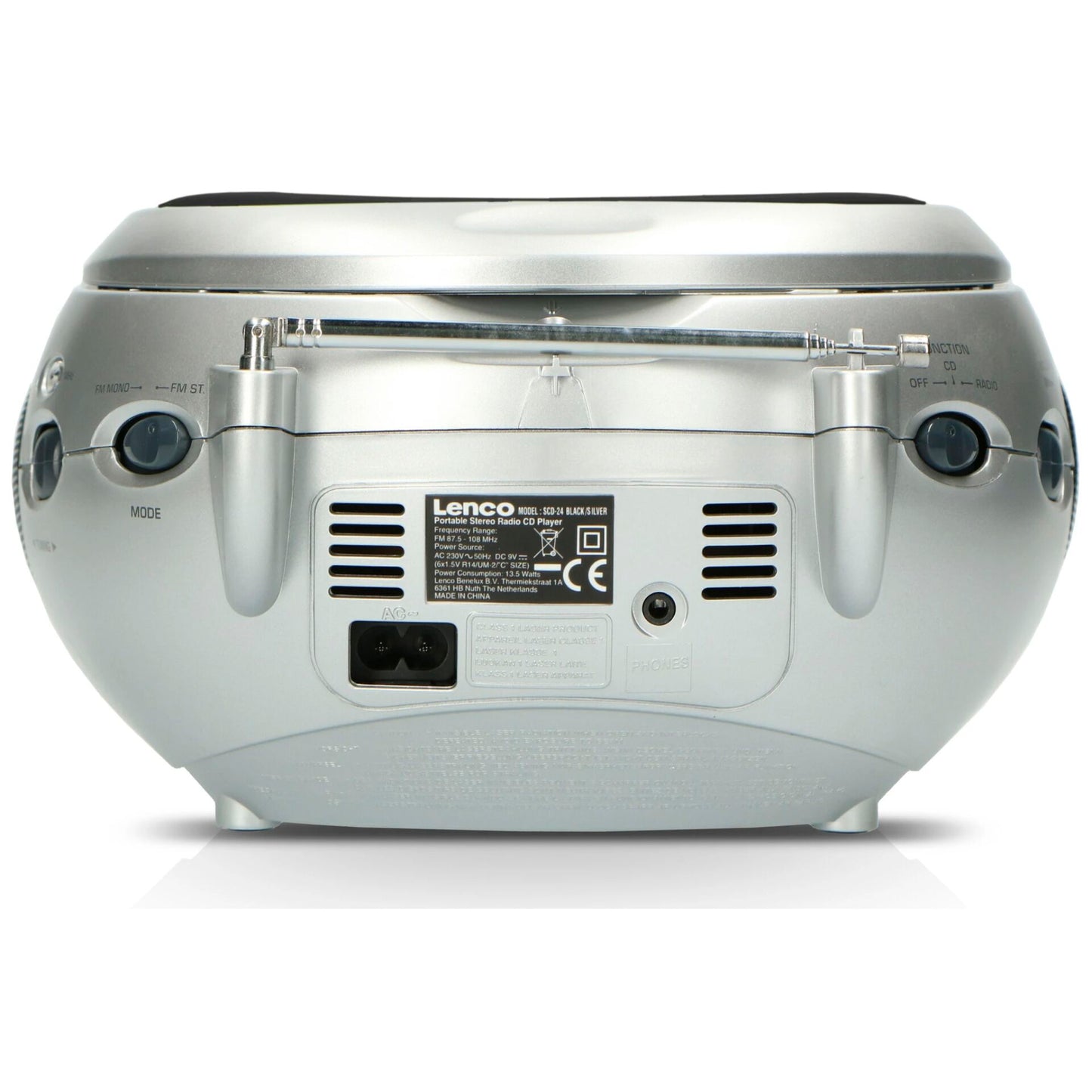 Lenco SCD-24 black/silver