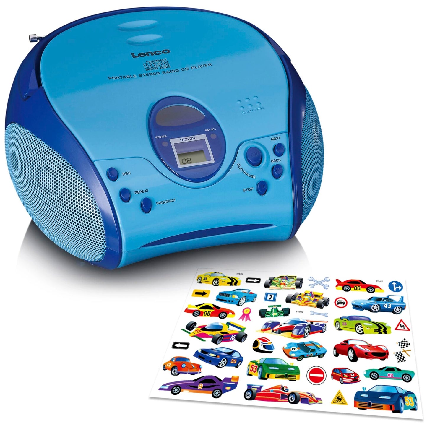 Lenco SCD-24kids blue