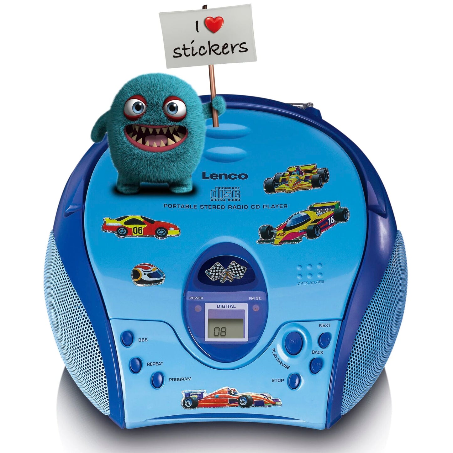 Lenco SCD-24kids blue