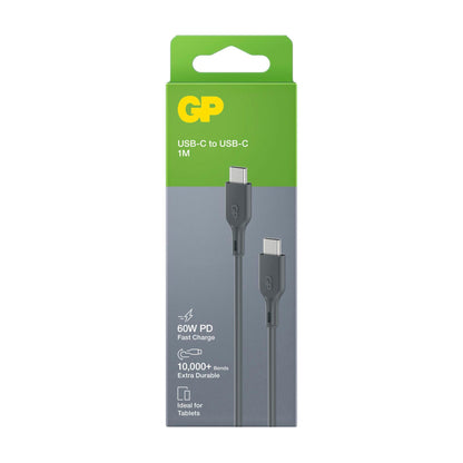 GP CC1P Charge & Sync Cable 1m USB-C / USB-C 60W PD black