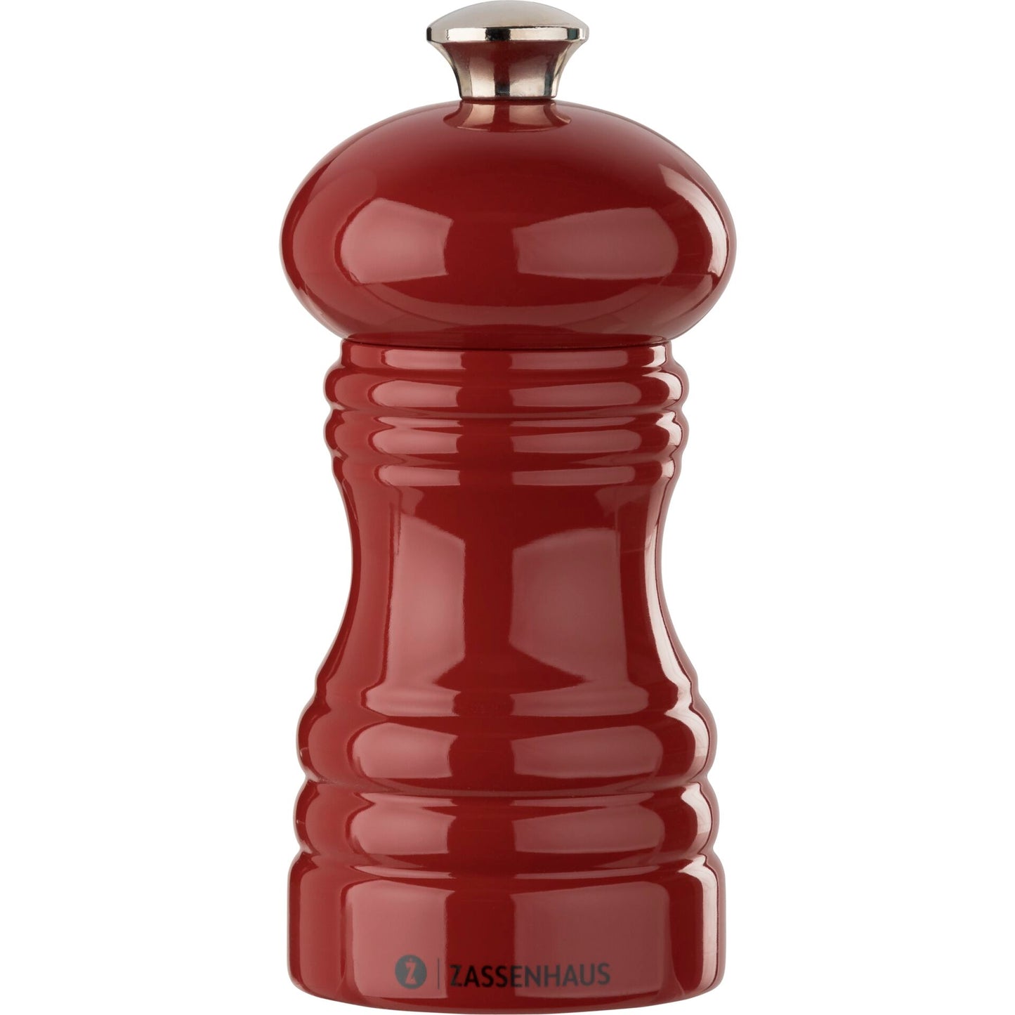 Zassenhaus salt mill BERLIN red, 12 cm
