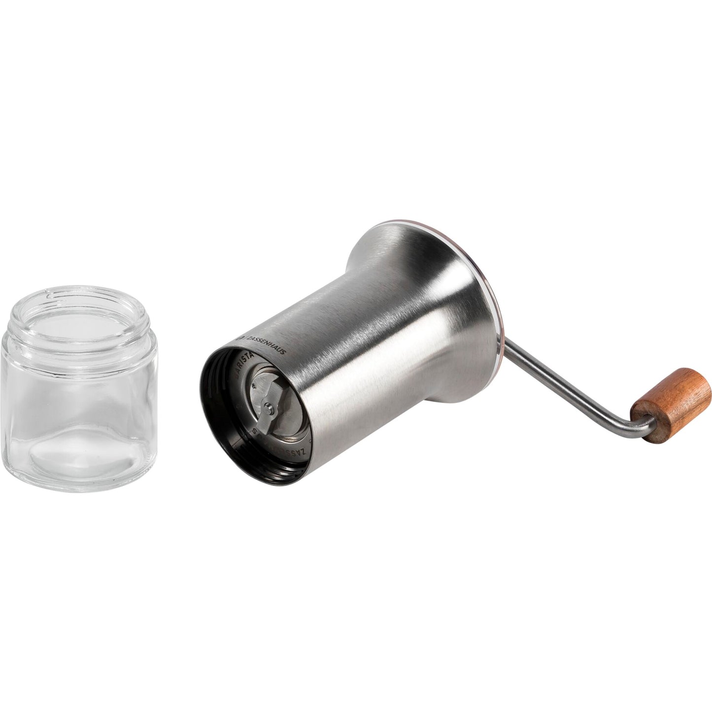 Zassenhaus Coffee Mill BARISTA Stainless Steel / Glass