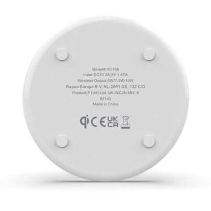 Rapoo XC105 white Wireless QI Charger