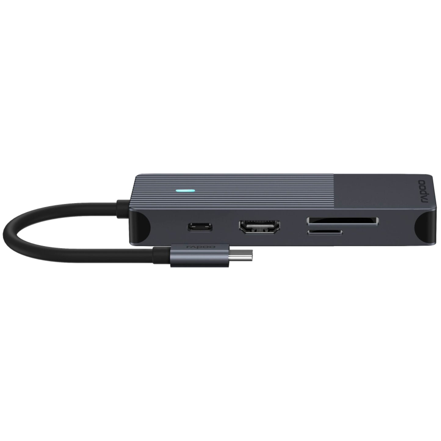 Rapoo USB-C Multiport Adapter 8-in-1, grey