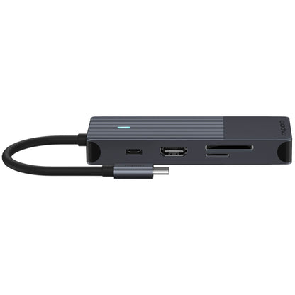 Rapoo USB-C Multiport Adapter 8-in-1, grey