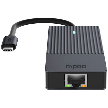 Rapoo USB-C Multiport Adapter 8-in-1, grey