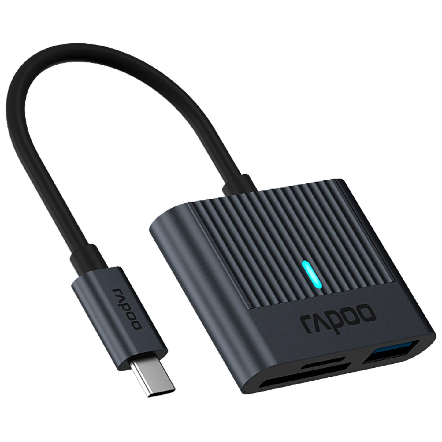 Rapoo USB-C Card Reader grey