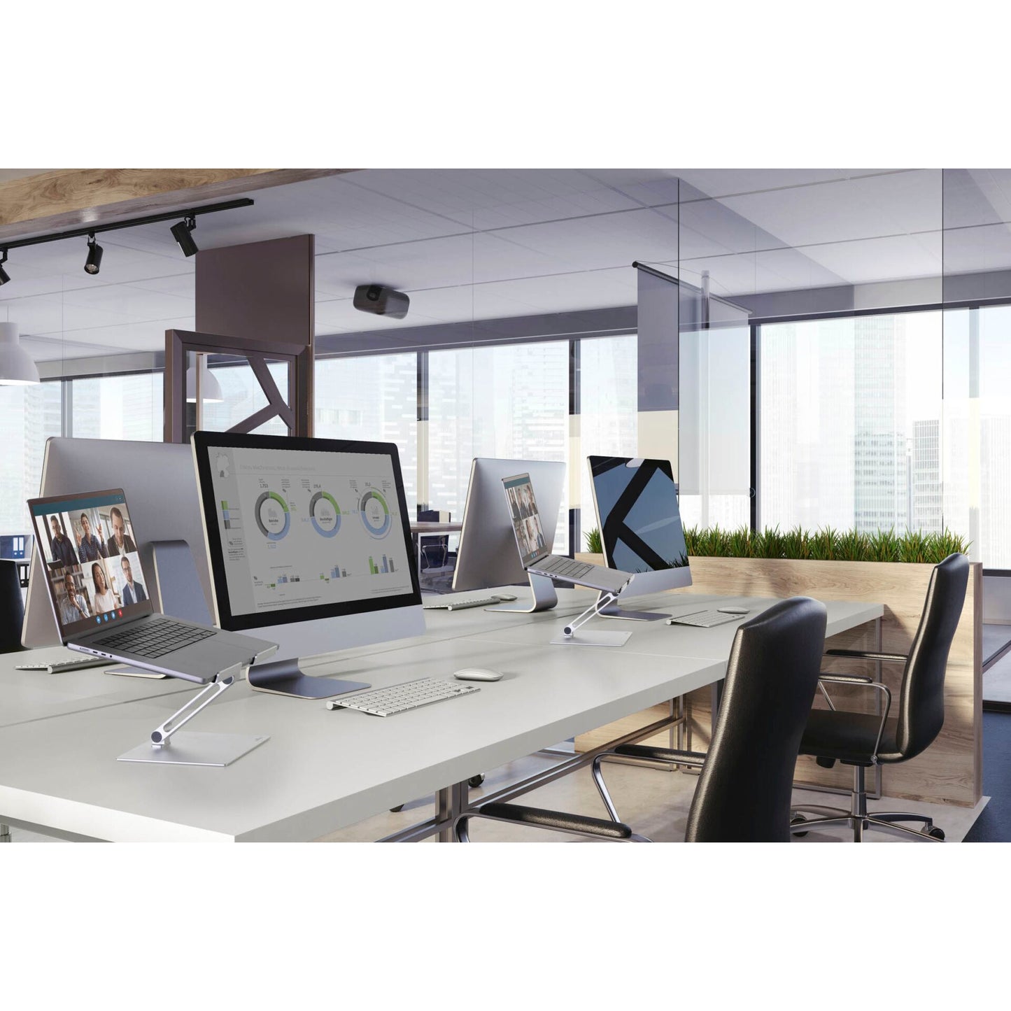 Durable LAPTOP STAND RISE silver 505023