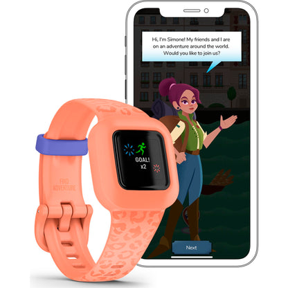 Garmin vivofit jr. 3 Peach Leopard