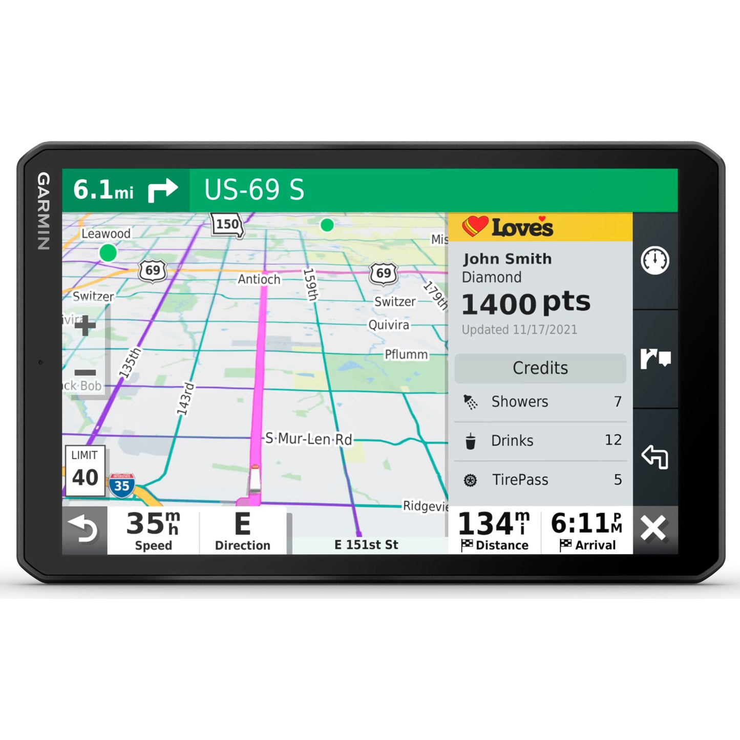 Garmin Dezl LGV810 MT-D
