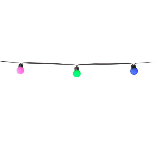 LBM 10m Smart Outdoor Light Chain - 50 x Globe 3cm