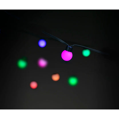 LBM 10m Smart Outdoor Light Chain - 50 x Globe 3cm