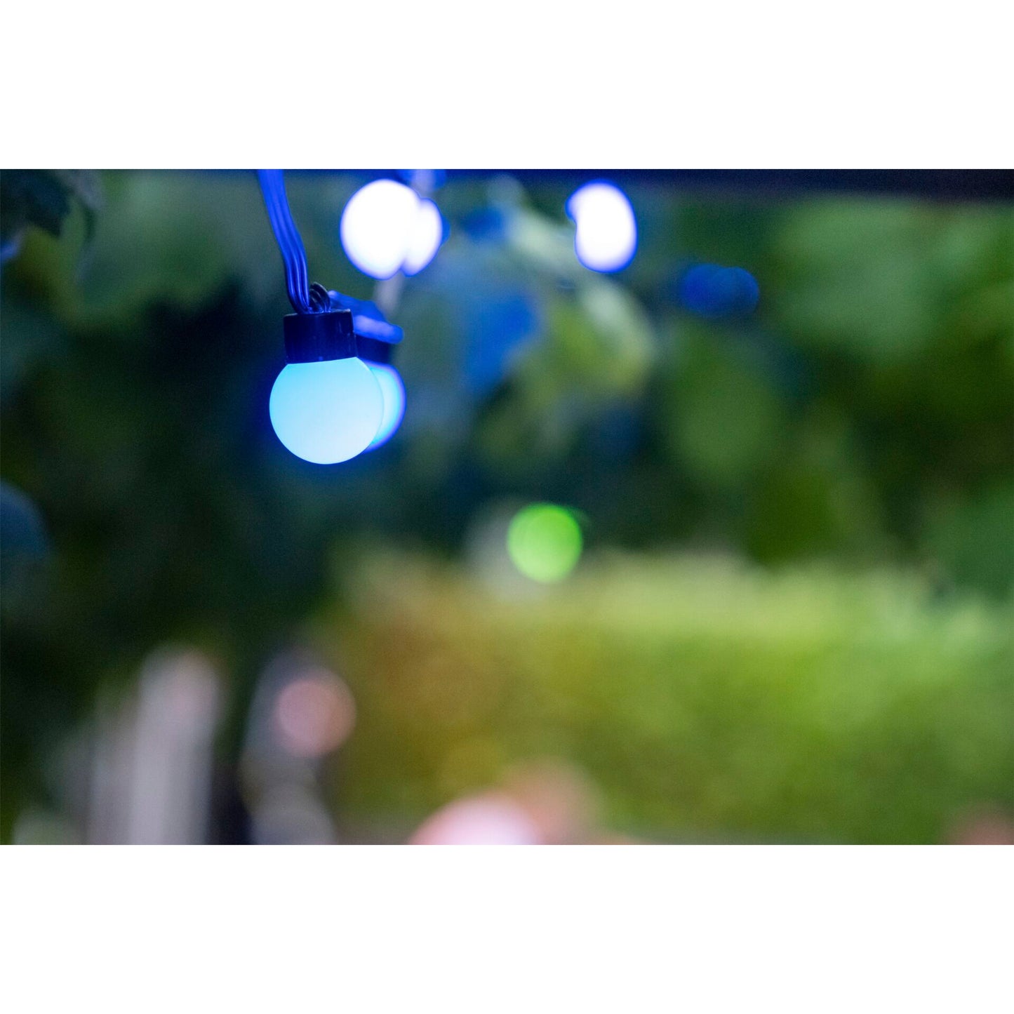 LBM 10m Smart Outdoor Light Chain - 50 x Globe 3cm