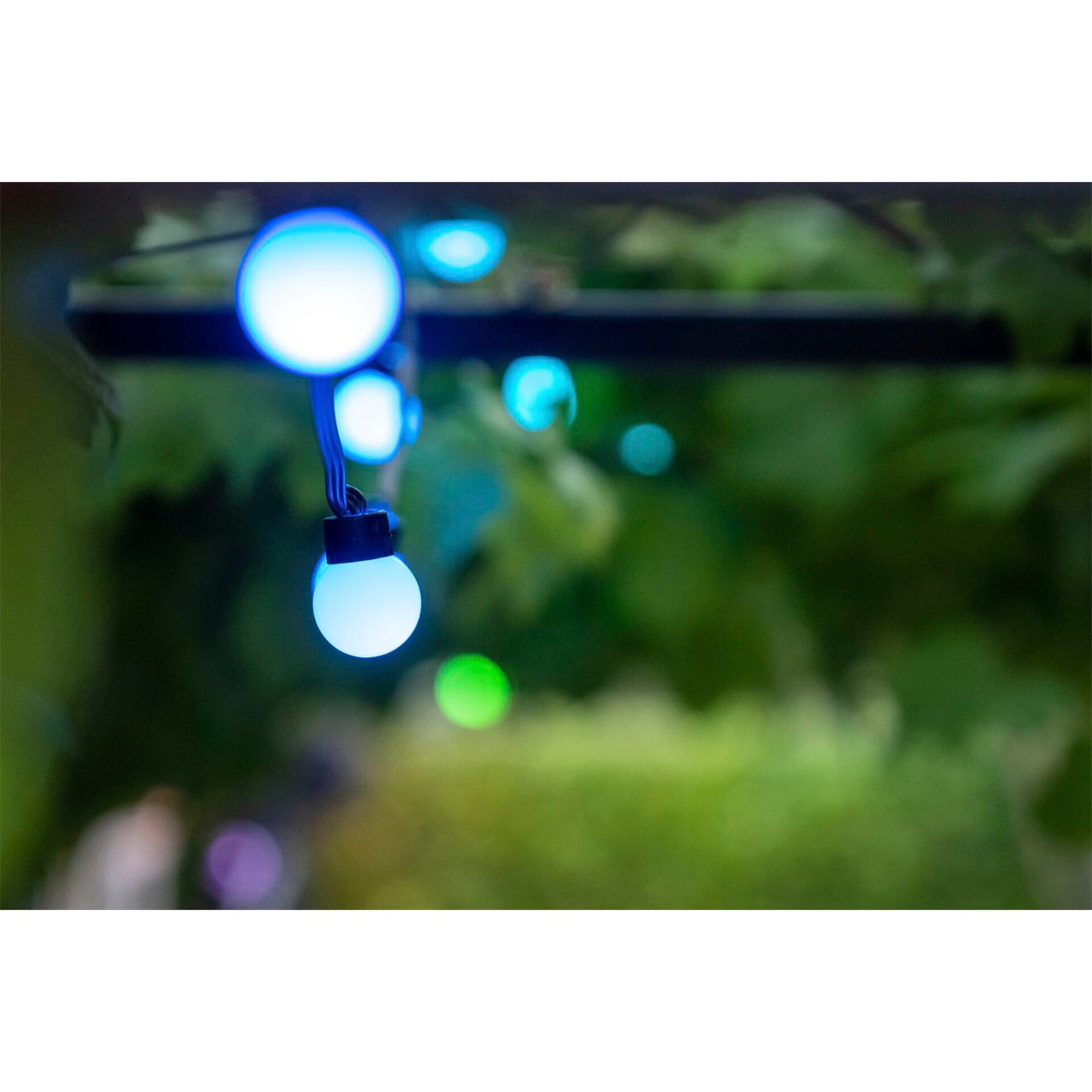 LBM 10m Smart Outdoor Light Chain - 50 x Globe 3cm