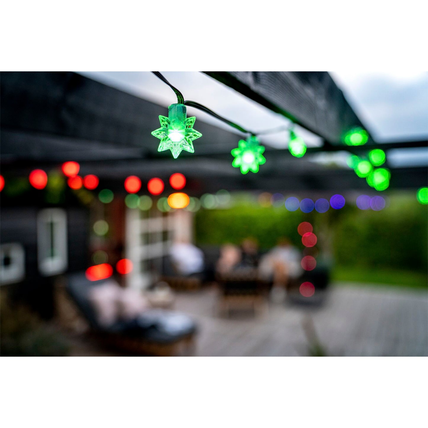 LBM 10m Smart Outdoor Light Chain - 50 x Stars