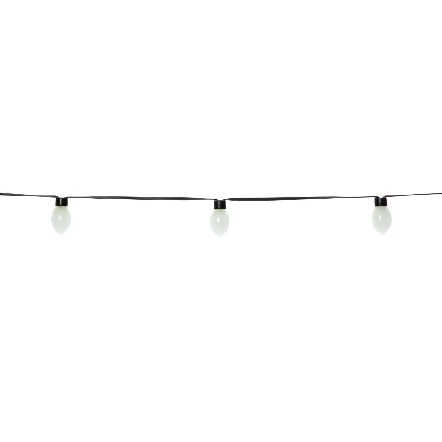 LBM 10m Smart Outdoor Light Chain - 50 x Cone Globe