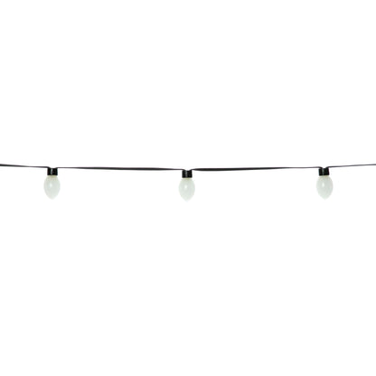 LBM 10m Smart Outdoor Light Chain - 50 x Cone Globe