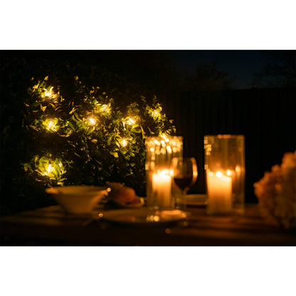 LBM 10m Smart Outdoor Light Chain - 10 x Globe Vintage
