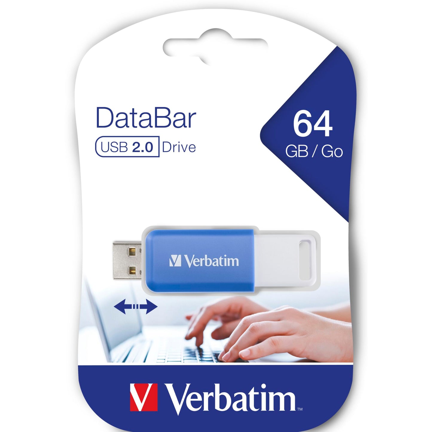 Verbatim DataBar USB 2.0    64GB Blue